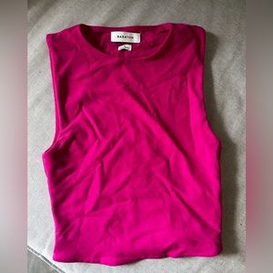 HOT PINK ARITZIA CONTOUR MUSCLE TANK